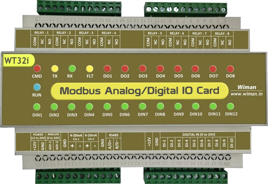 Wiman WT32i Modbus IO card