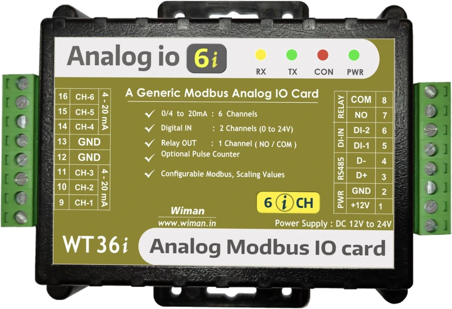 Wiman WT36i Modbus IO card
