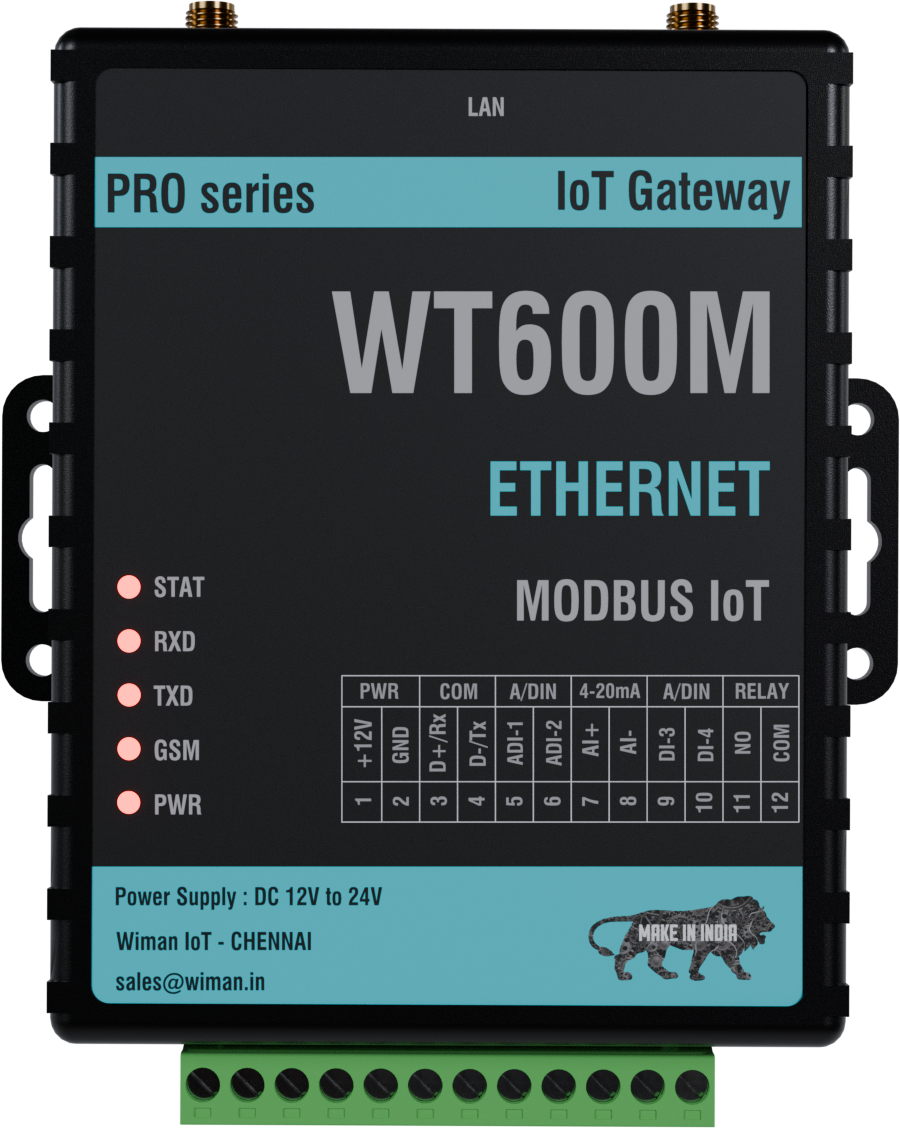 Wiman WT600M PRO Series industrial IoT gateway